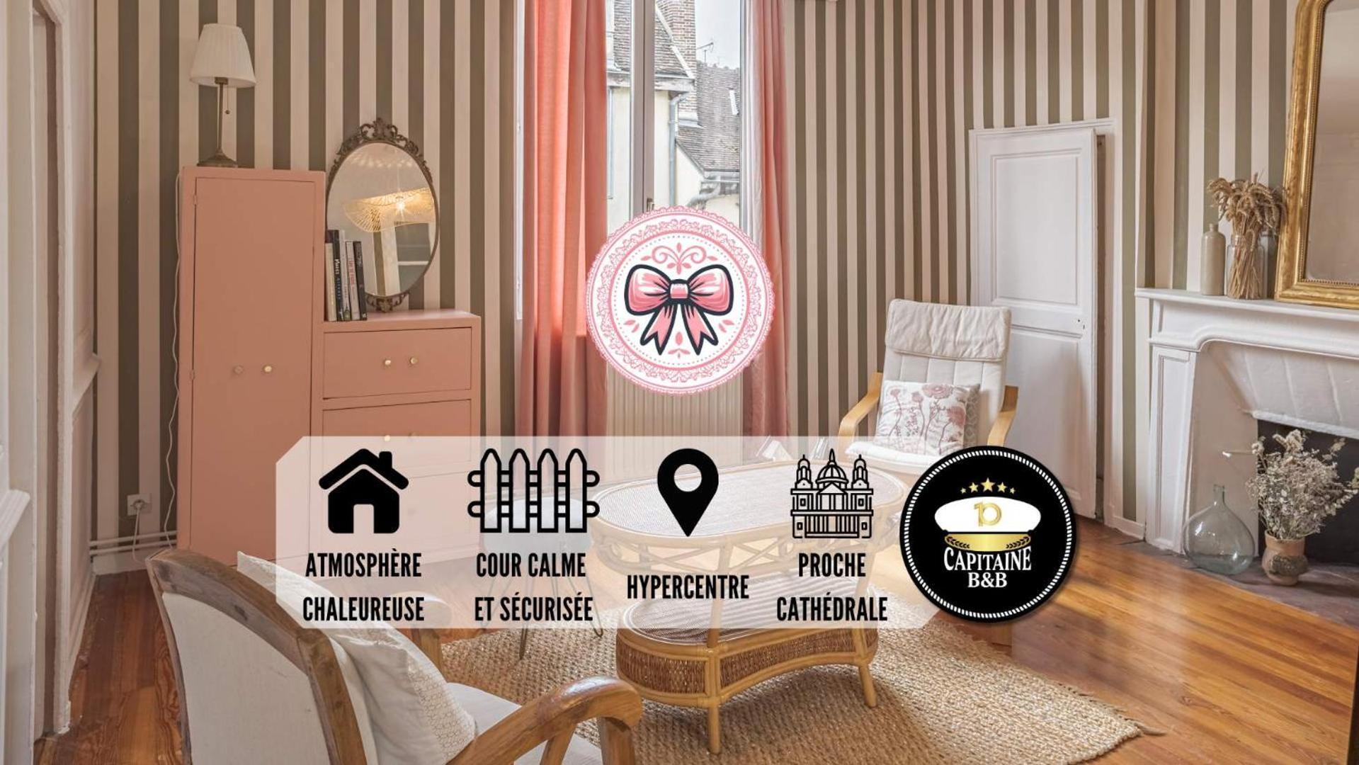 L'Ecrin De Charme Apartment Troyes Ngoại thất bức ảnh